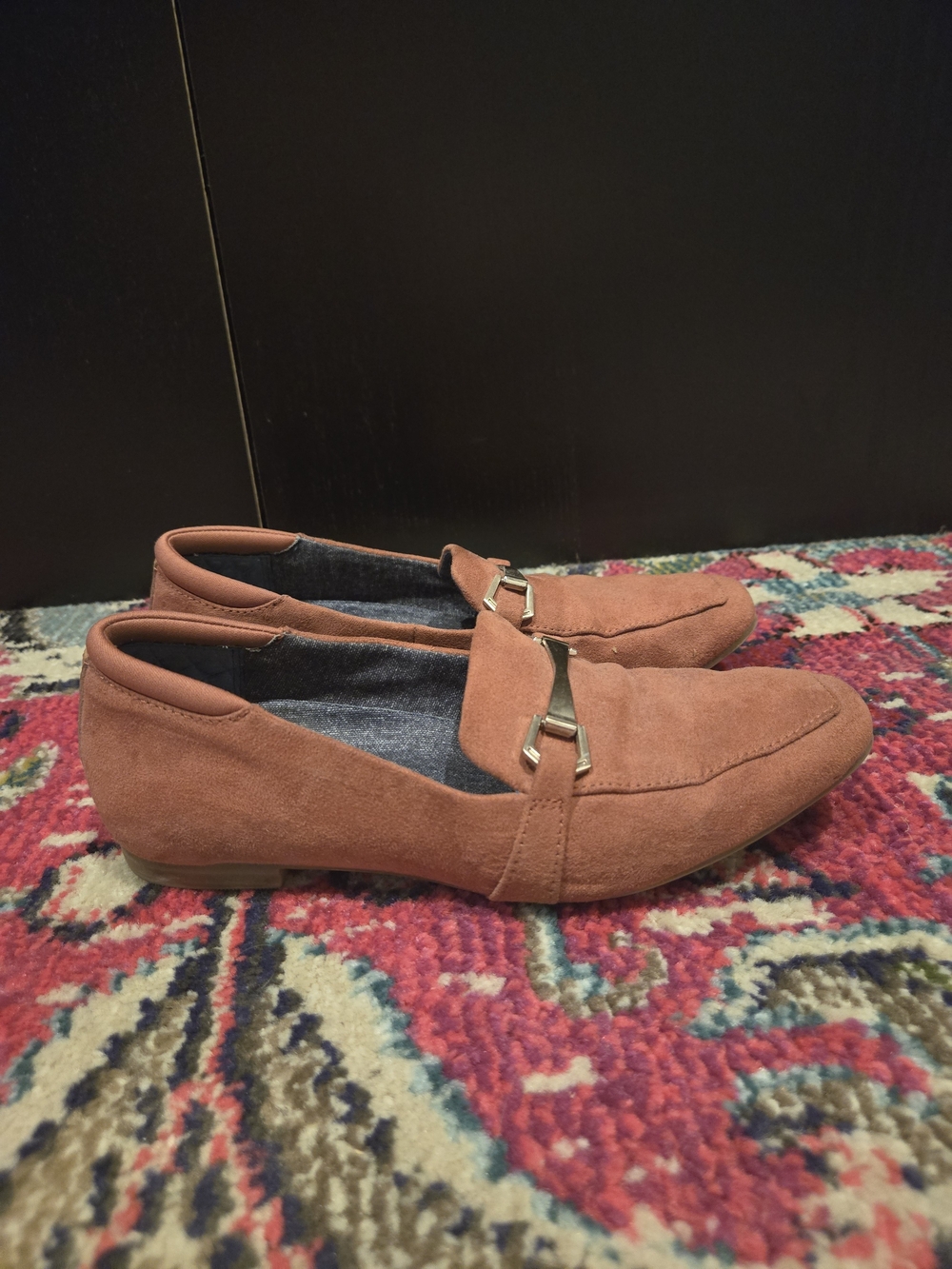 Dr. Scholl's Suede Bit Loafers - Rust